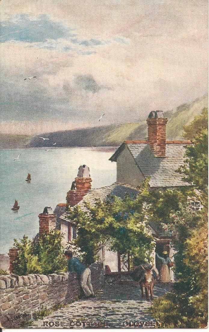 CLOVELLY - ROSE COTTAGE - VIAGGIATA IN BUSTA