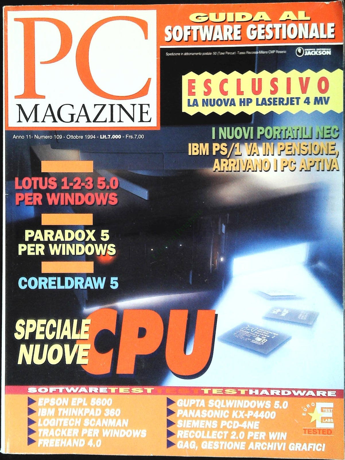 PC MAGAZINE N. 109 - OTTOBRE 1994