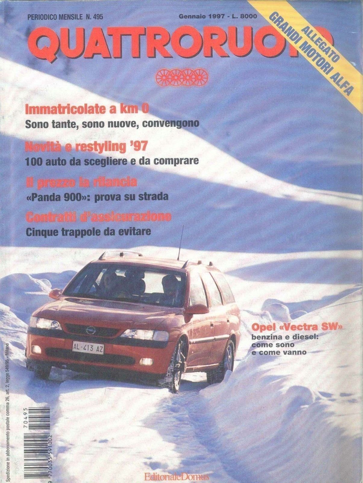 QUATTRORUOTE N 495 - GENNAIO 1997