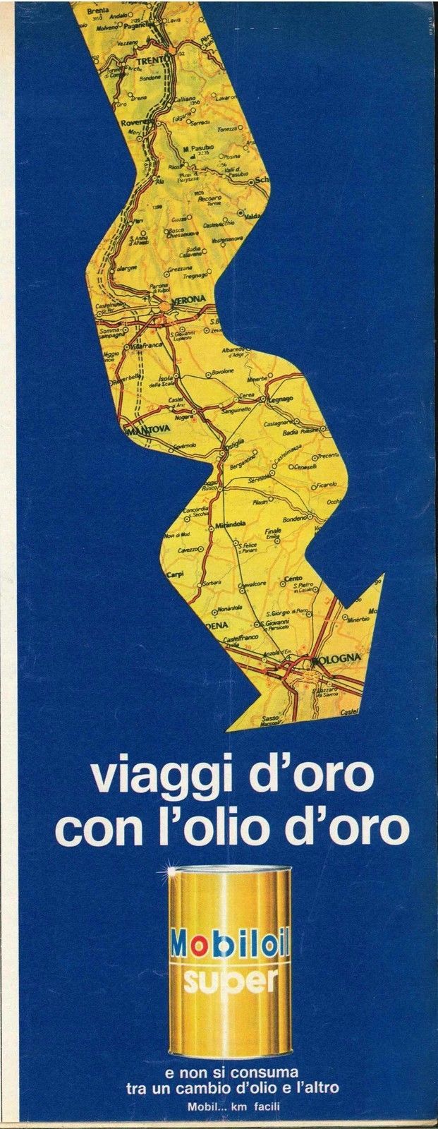 MOBILOIL SUPER VIAGGI D'ORO CON L'OLIO D'ORO - ADVERTISING