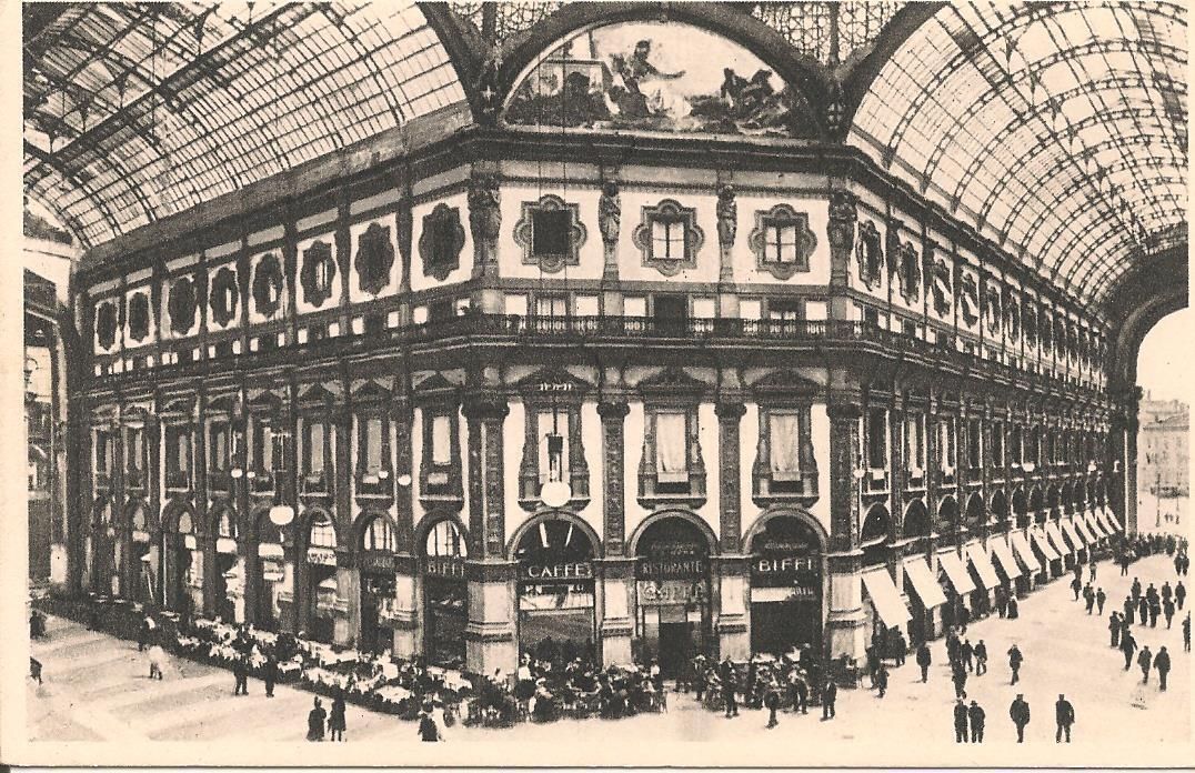 MILANO - INTERNO DELLA GALLERIA VITTORIO EMANUELE II - NV
