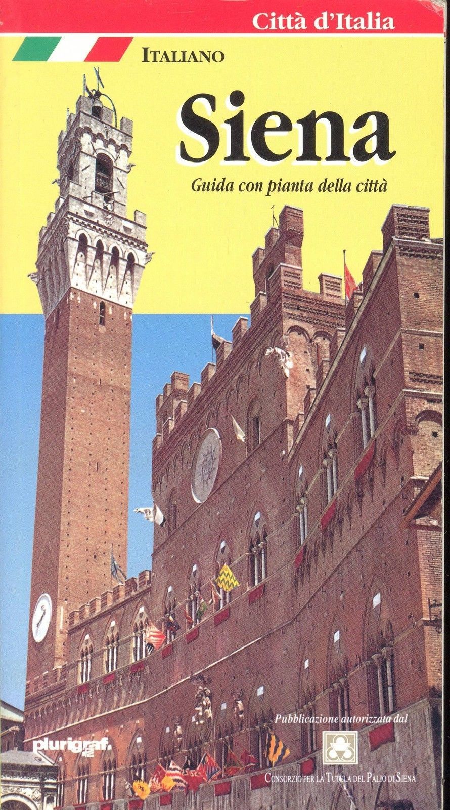 SIENA GUIDA CON PIANTA PLURIGRAF 1977