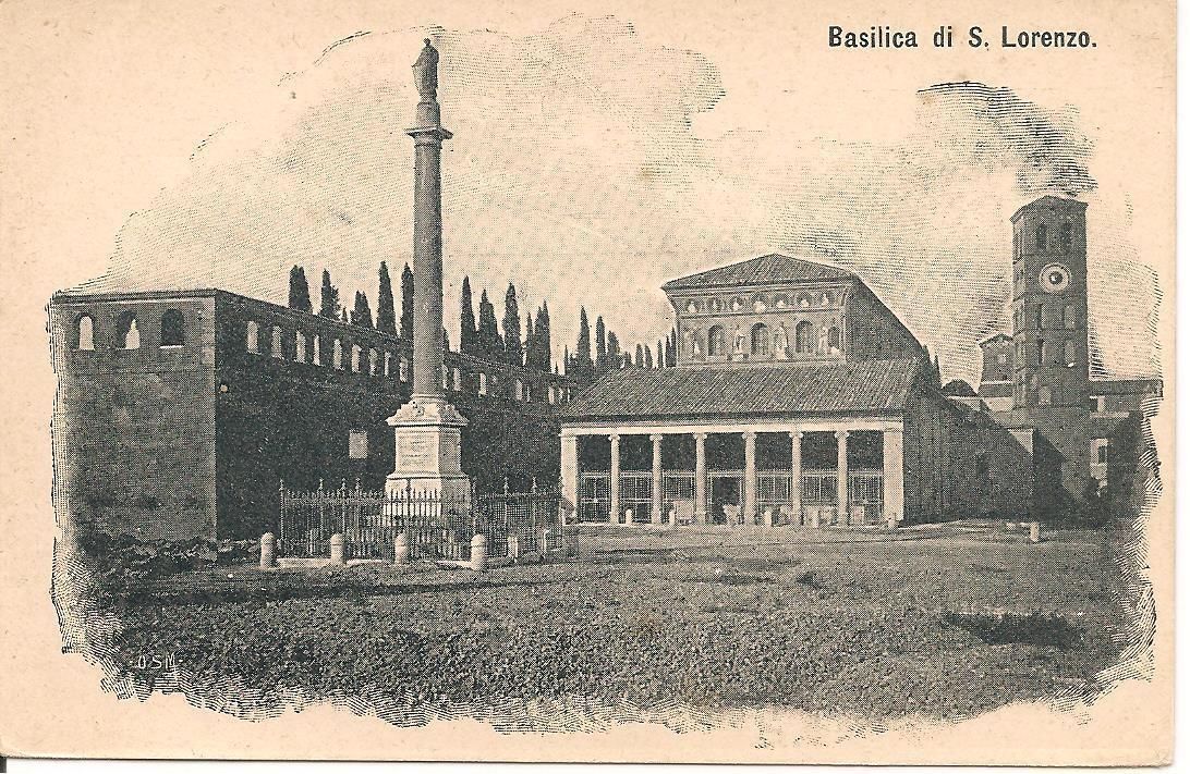 ROMA - BASILICA DI SAN LORENZO FUORI LE MURA - DORSO UNITO -