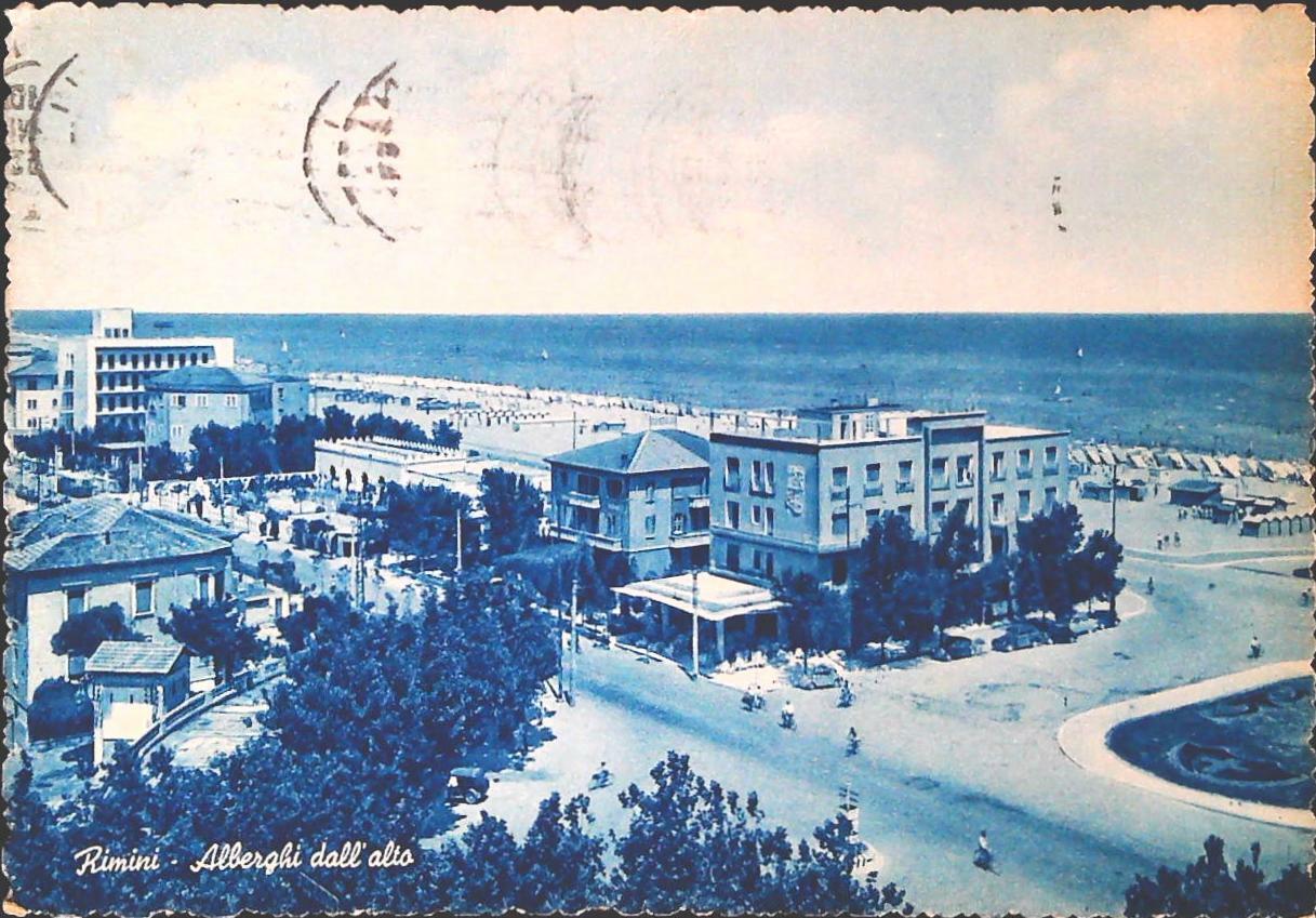 RIMINI - ALBERGHI DALL'ALTO - AZZURRATA - V1953