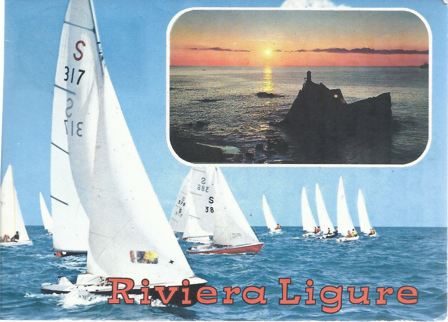 RIVIERA LIGURE - 2 VEDUTE - V1977