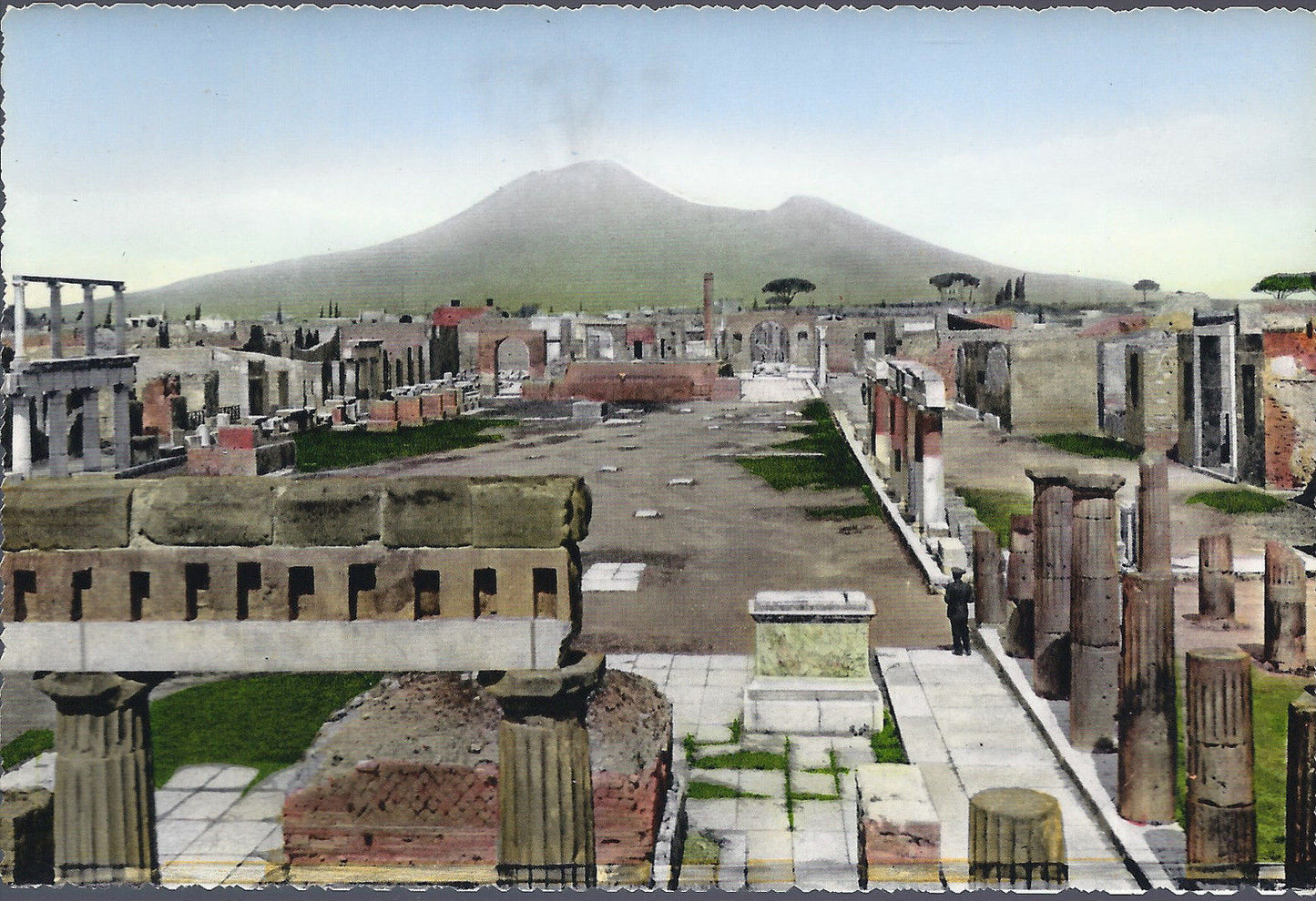 POMPEI - FORO CIVILE - NV - ACQUARELLATA
