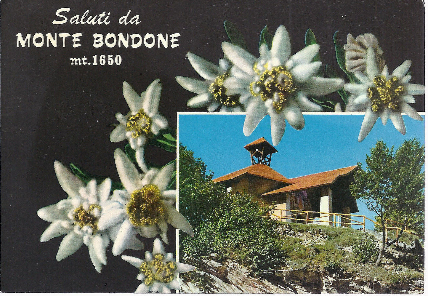MONTE BONDONE - CHIESETTA A VANEZZE - V 1972 - FG
