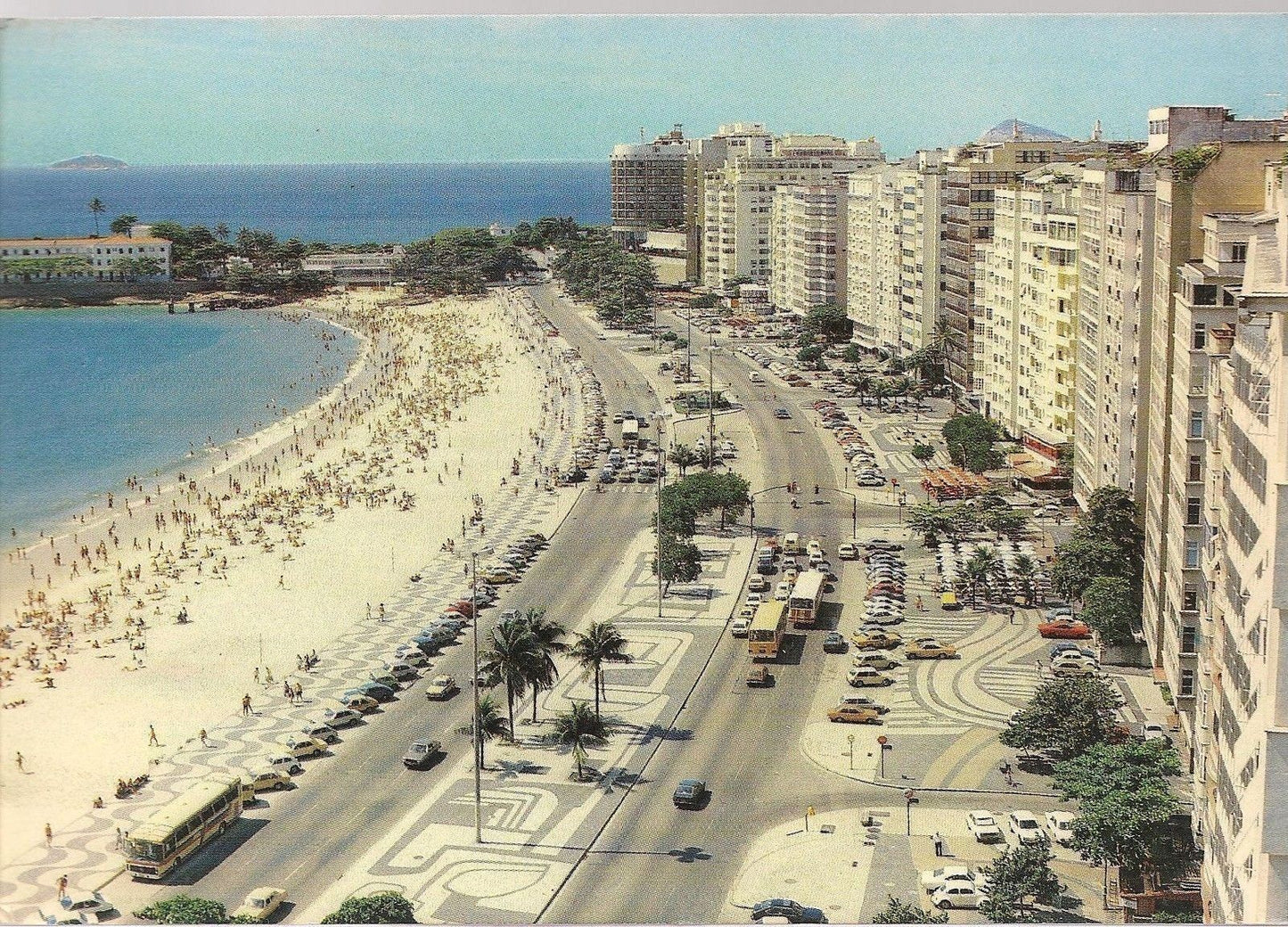 RIO DE JANEIRO - PRAIA DE COPACABANA - PANORAMA - V IN BUSTA