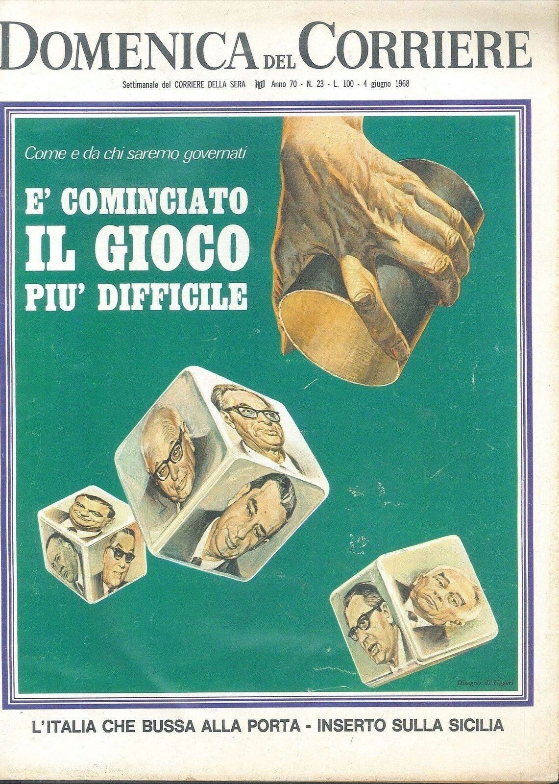 DOMENICA DEL CORRIERE N 23 - 4 GIUGNO 1968