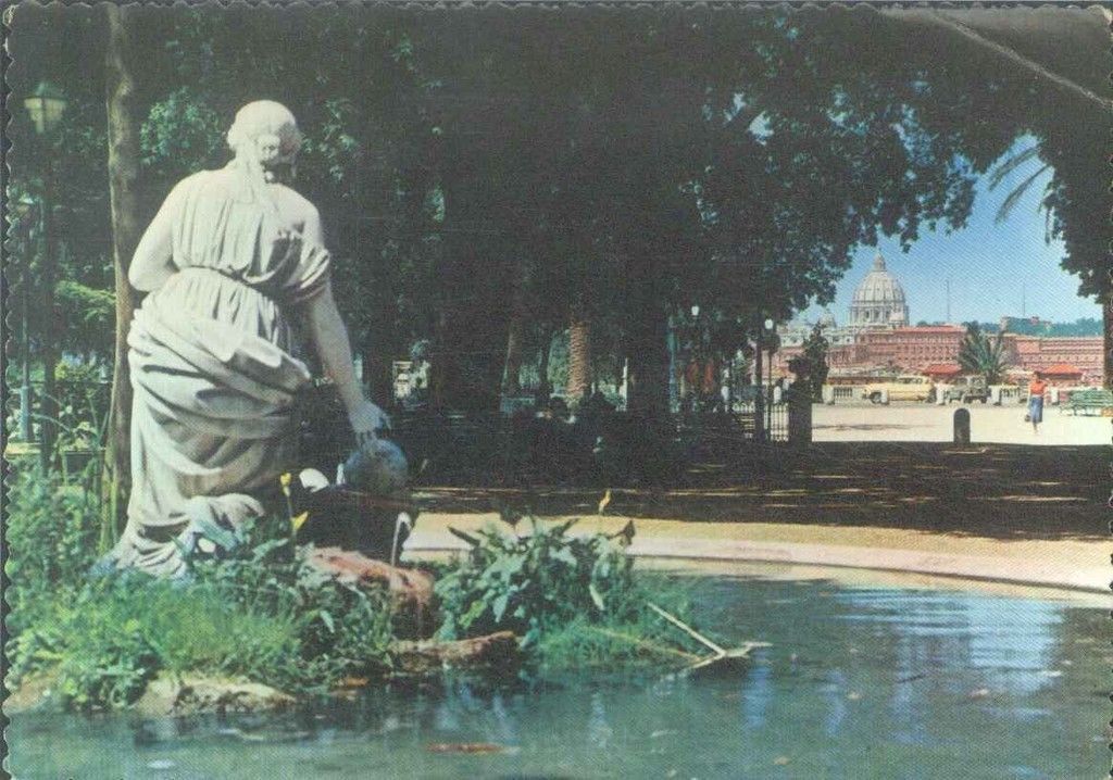 ROMA - FONTANA DEL MOSE' AL PINCIO - V1958