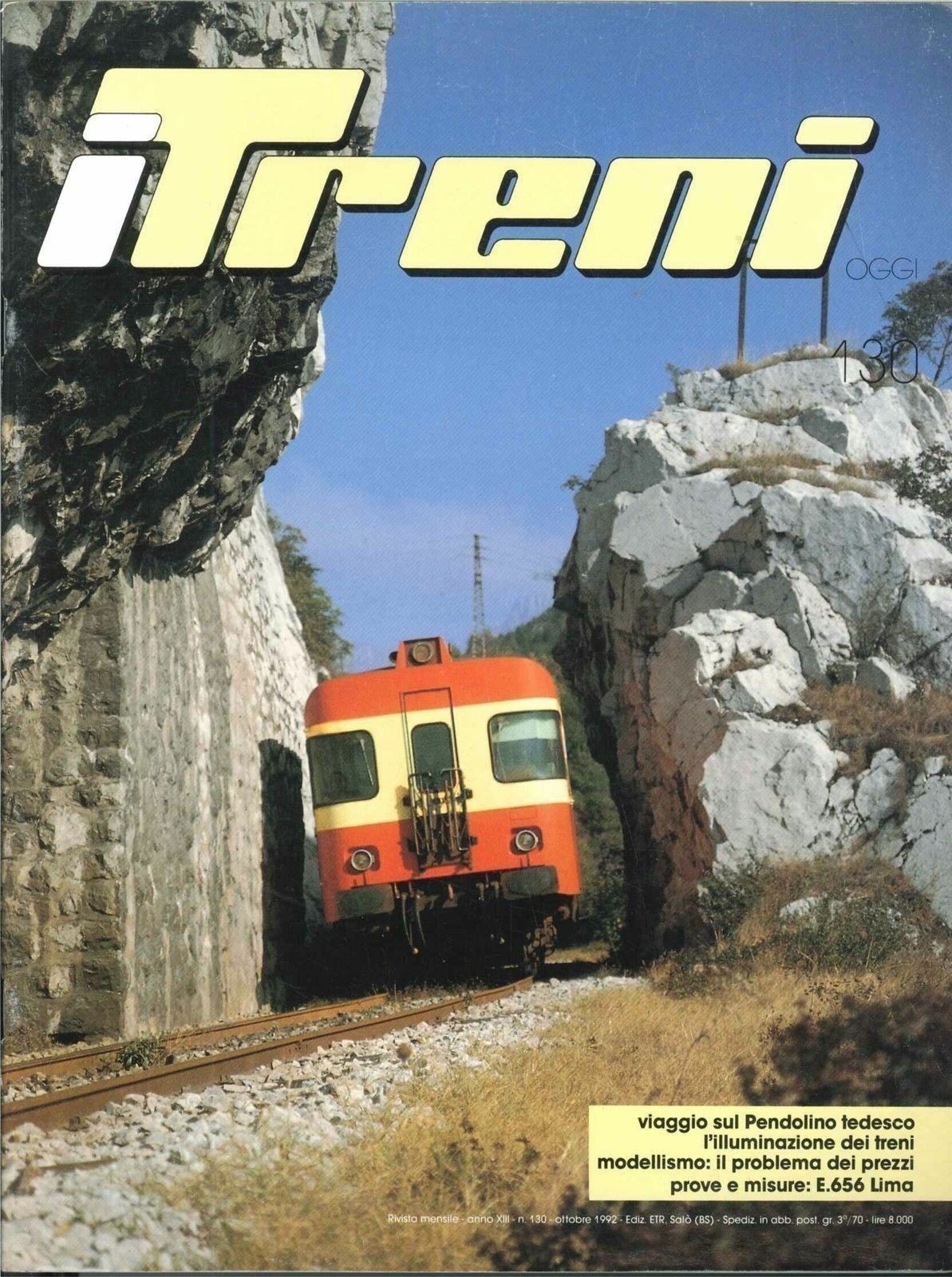 I TRENI N. 130 - OTTOBRE 1992