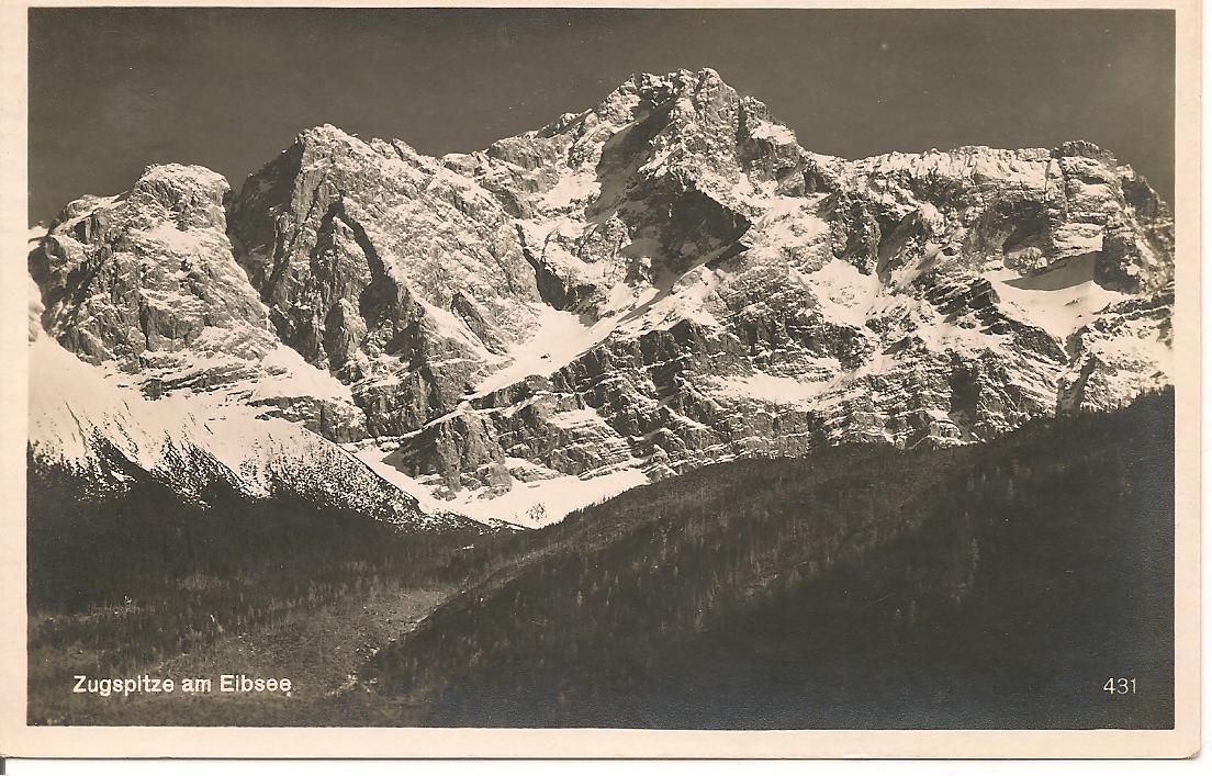 ZUGSPITZE AM EIBSEE - PANORAMA - V/G