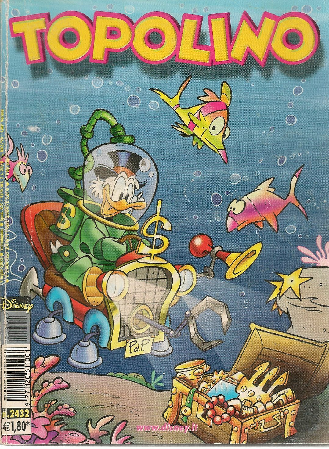 TOPOLINO N. 2432 - 9 LUGLIO 2002