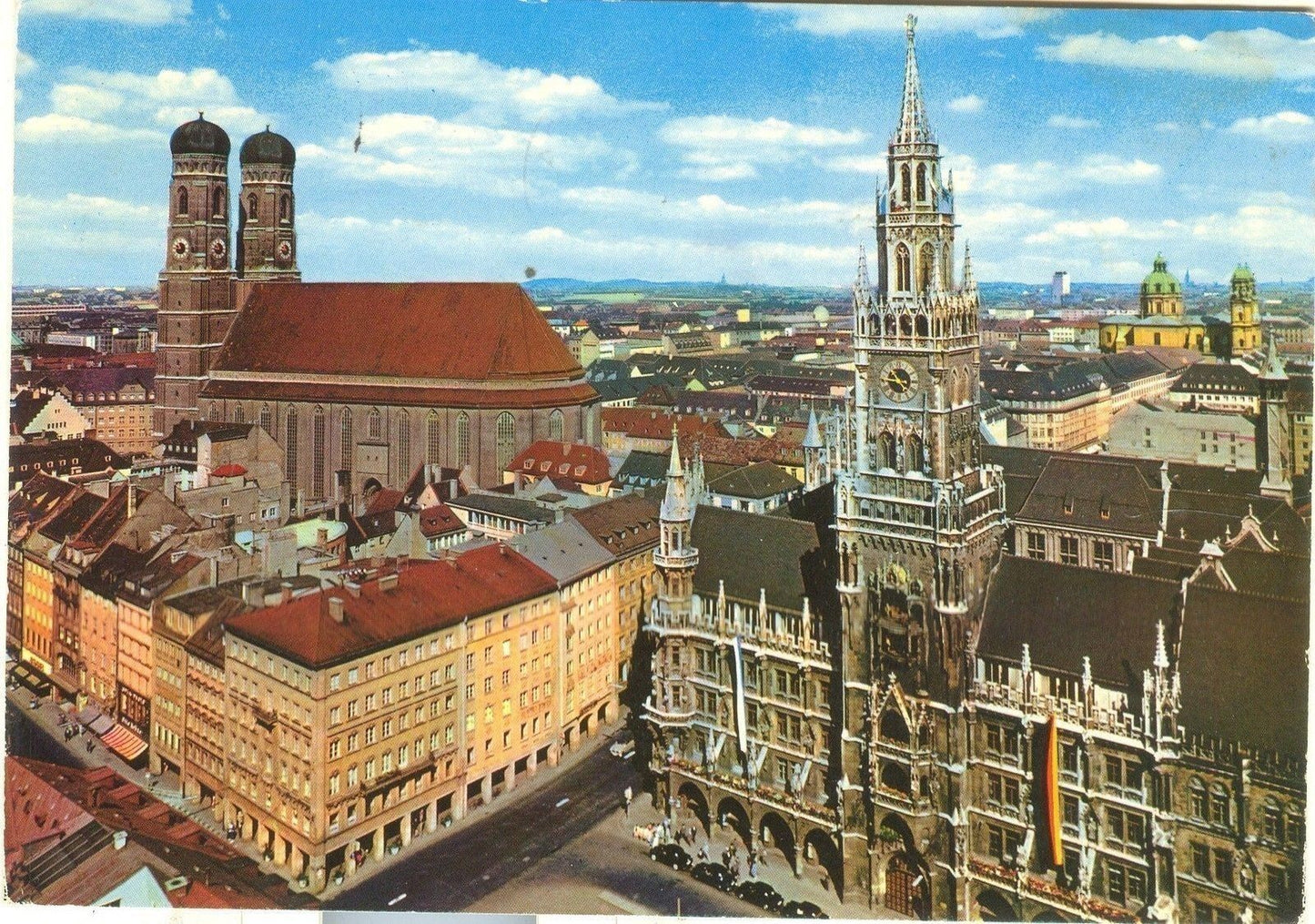 MONACO DI BAVIERA/MUENCHEN - RATHAUS UND FRAUENKIRCHE - V/G1