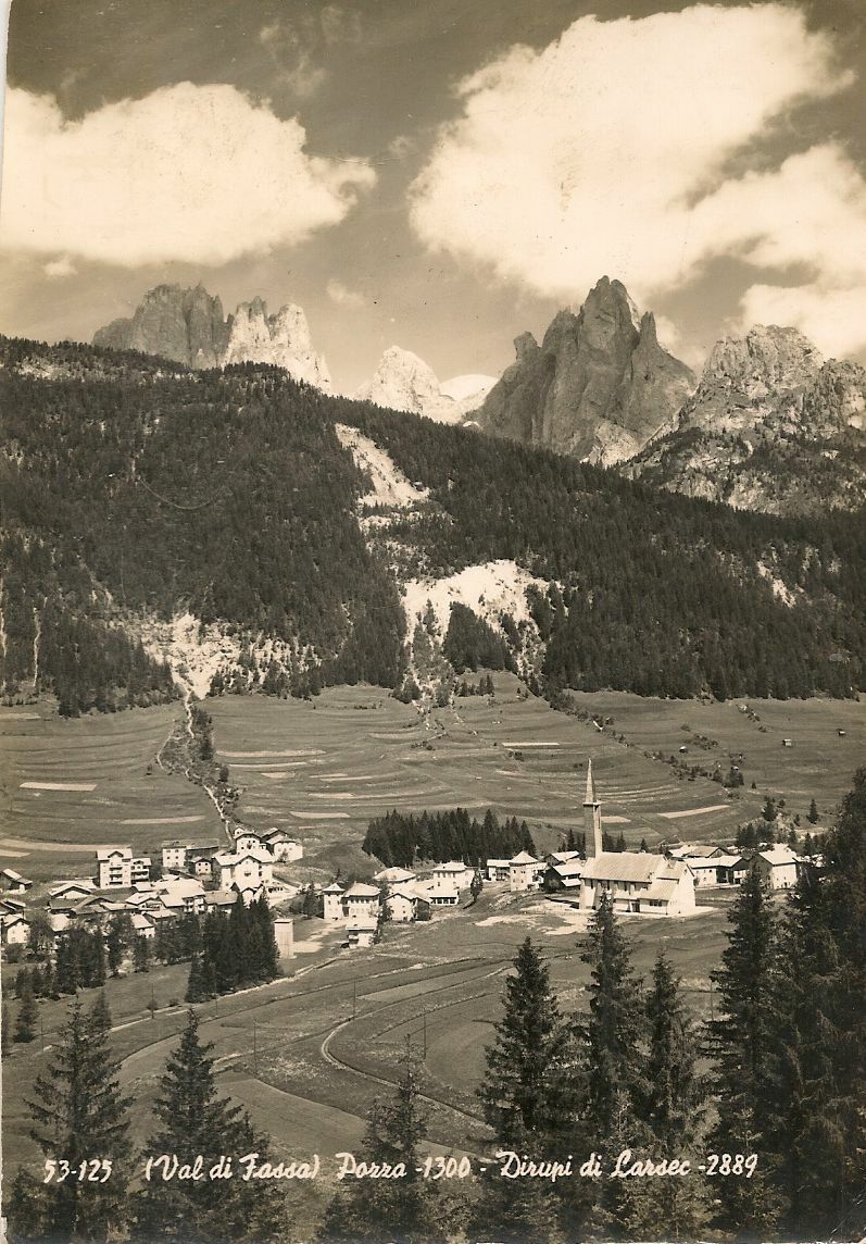 POZZA DI FASSA - DIRUPI DI LARSEC - V1962