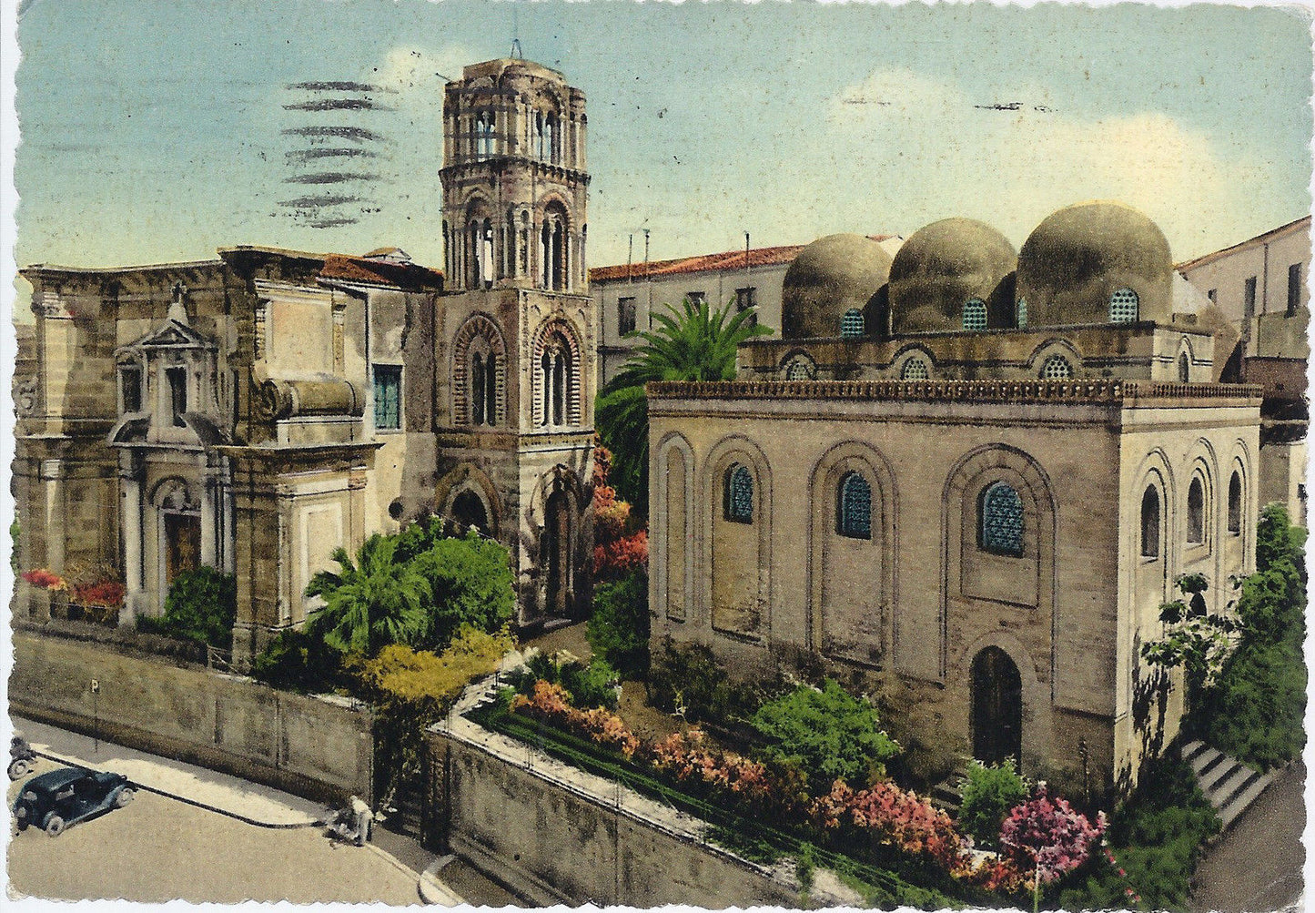 PALERMO - CHIESA DELLA MARTORANA - V 1956 - FG - Acquarellat