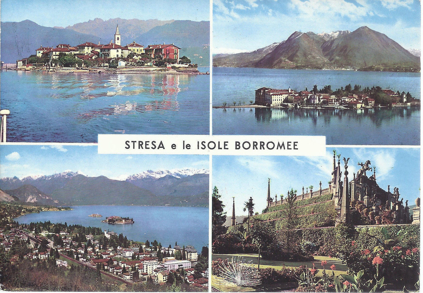 STRESA E LE ISOLE BORROMEE - 4 VEDUTE - NV