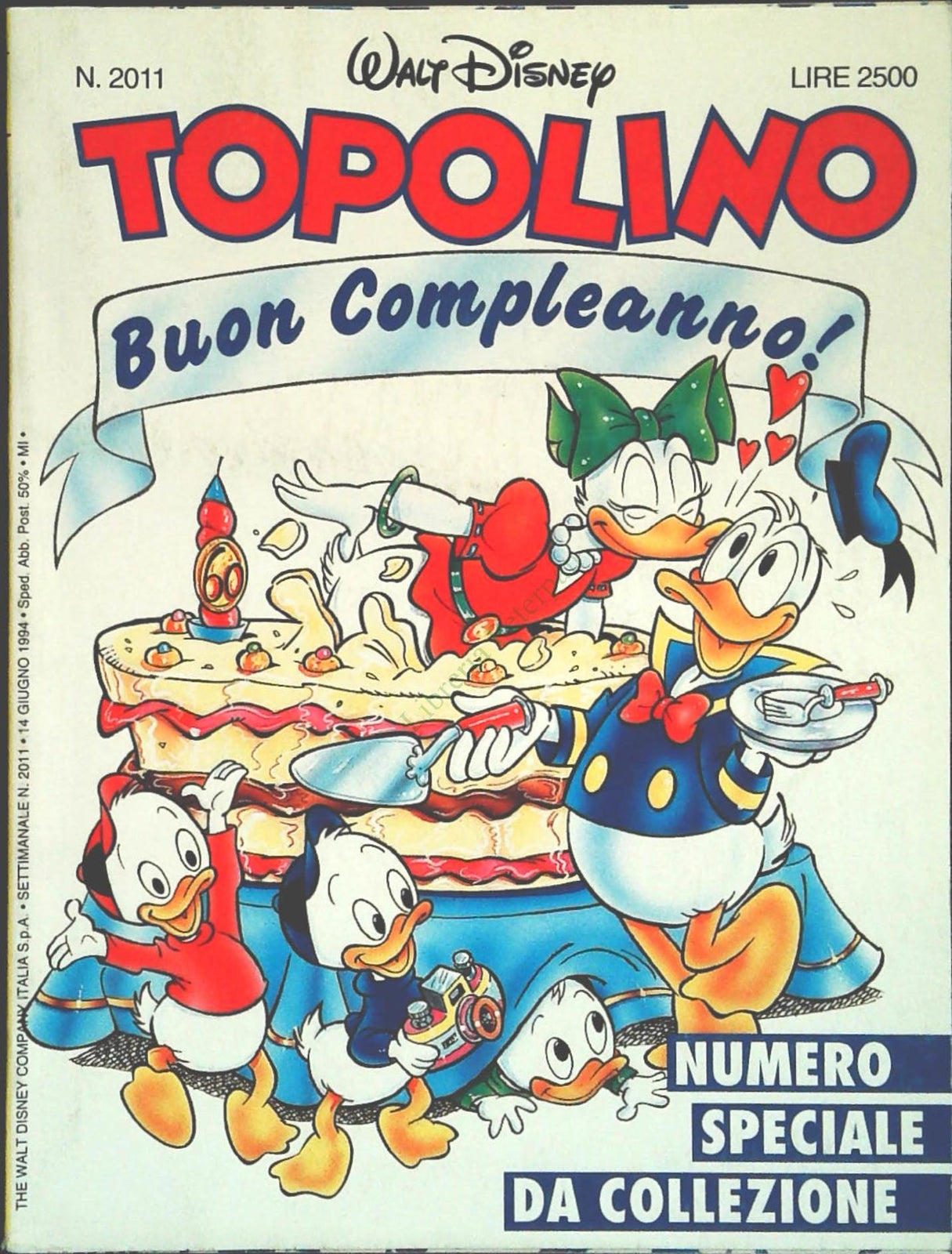 TOPOLINO N. 2011 - 14 GIUGNO 1994
