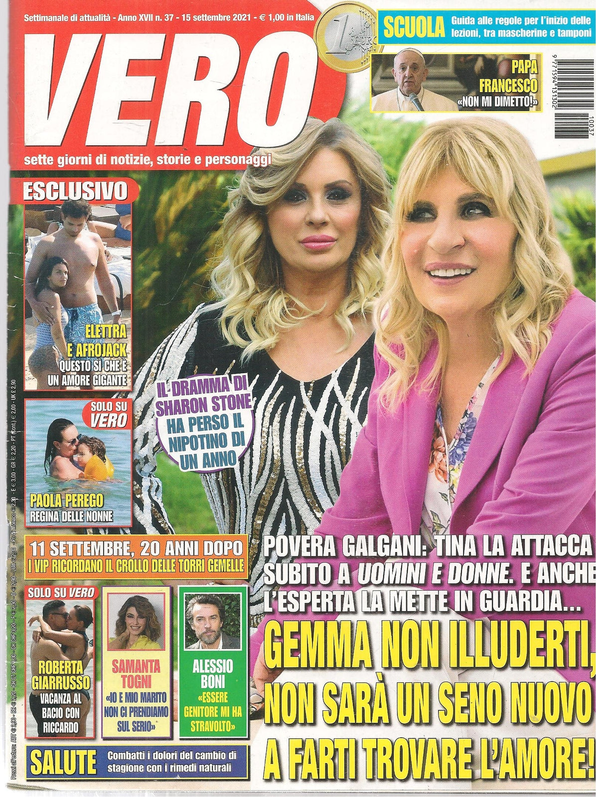 VERO 15 SETTEMBRE 2021 - GEMMA - PAOLA PEREGO - ALESSIO BONI