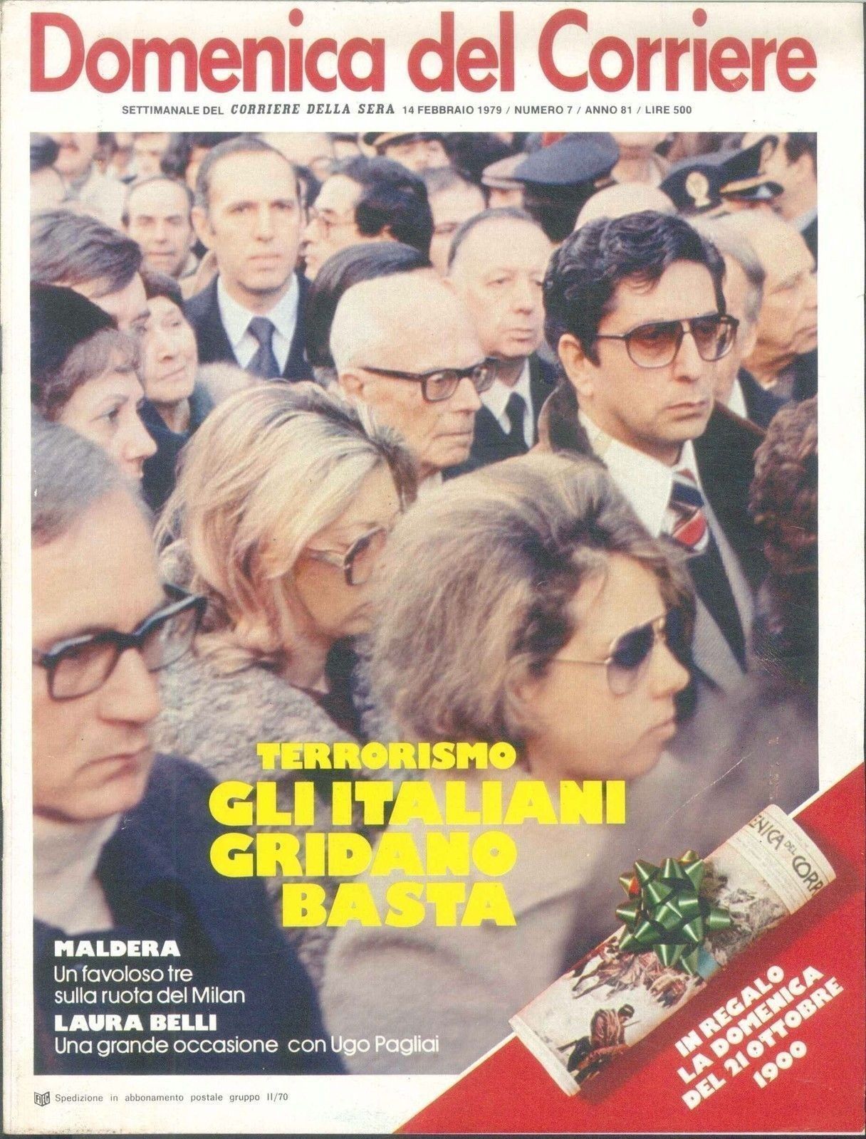 DOMENICA DEL CORRIERE N 7 - 14 FEBBRAIO 1979
