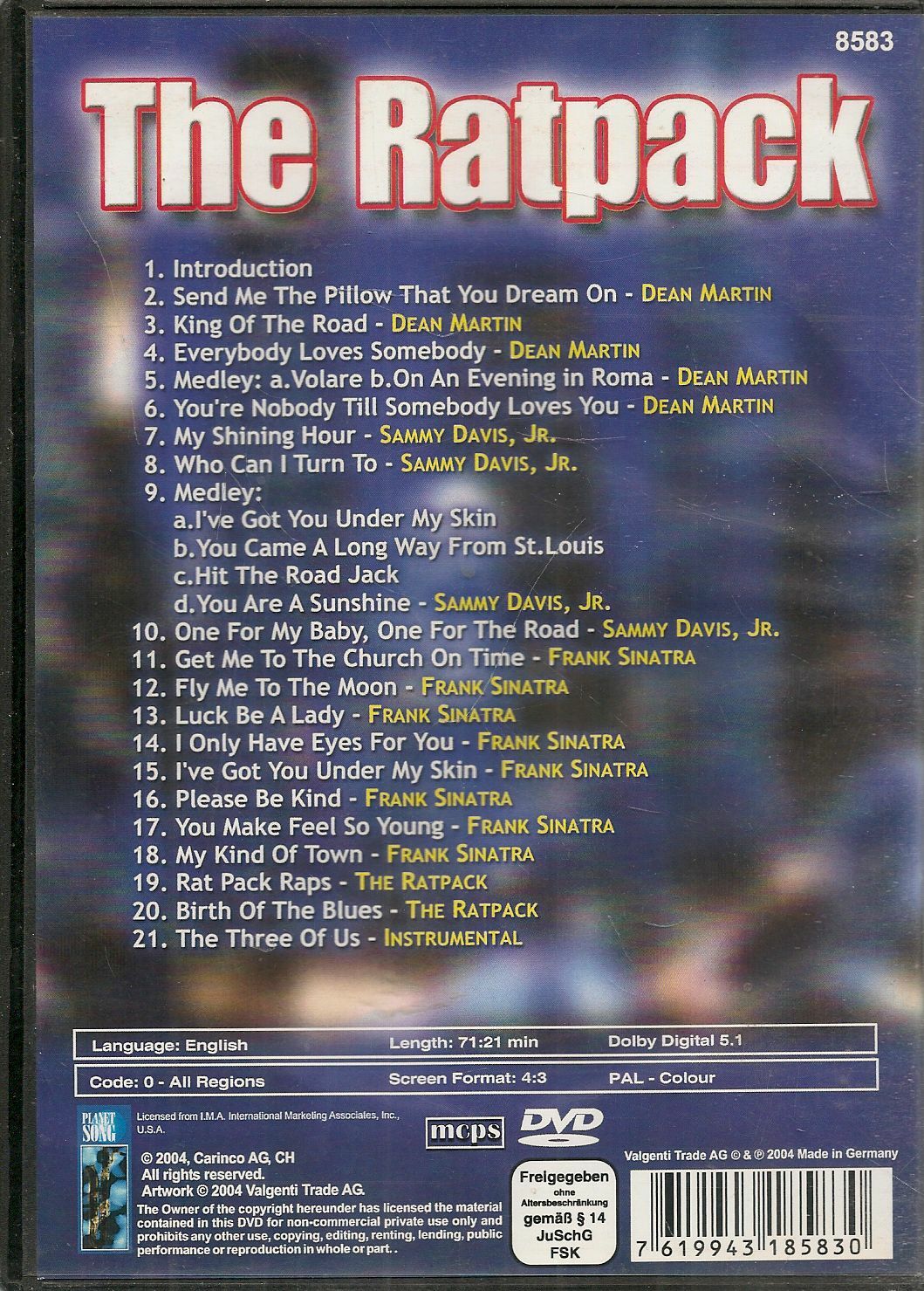 THE RATPACK - DVD