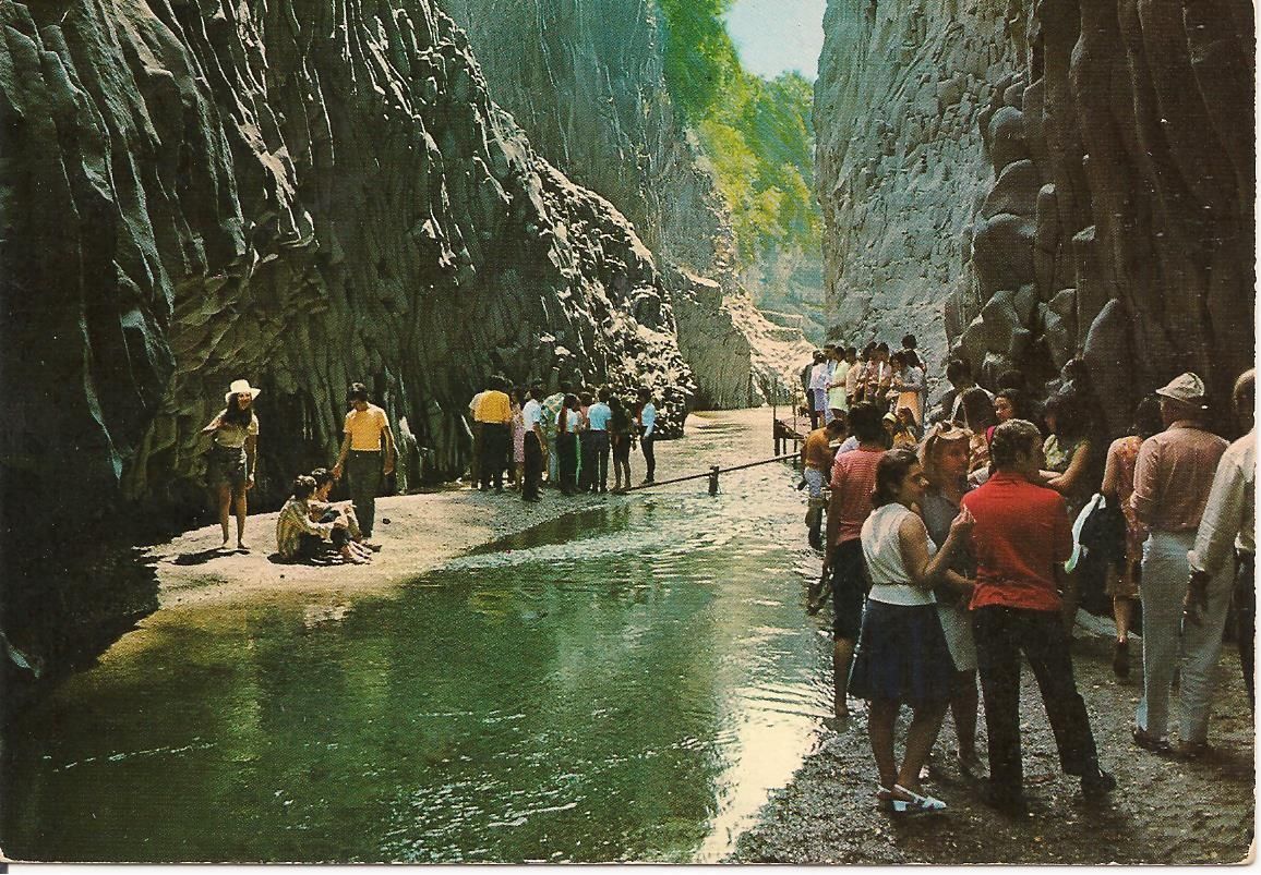 LE GOLE DI ALCANTARA - TAORMINA - V1973