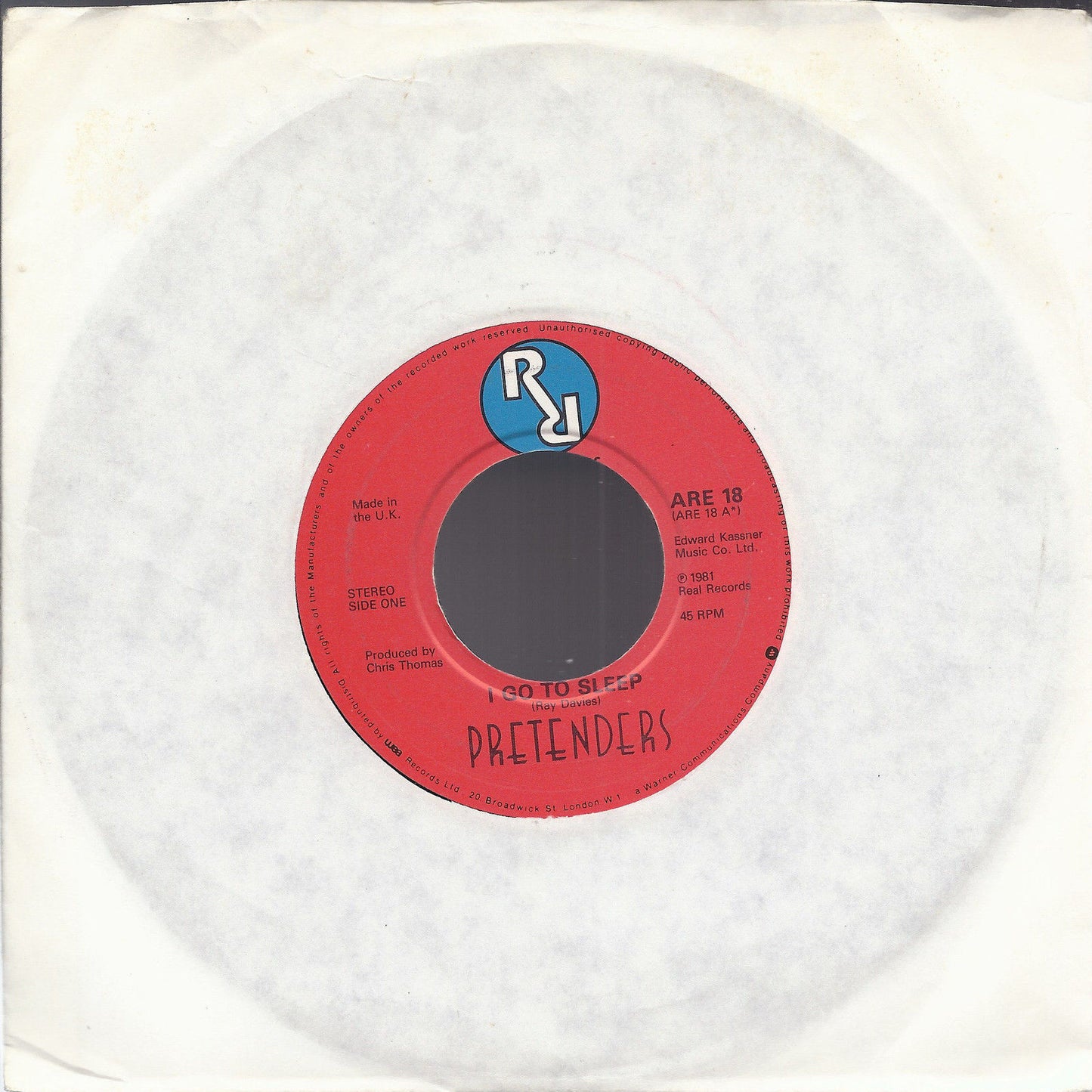 I GO TO SLEEP - THE ENGLISCH ROSES # PRETENDERS - Ediz. Juke Box
