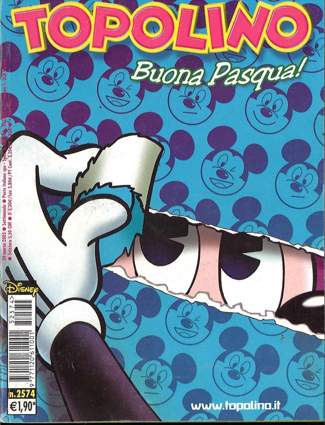 TOPOLINO N. 2574 - 29 MARZO 2005