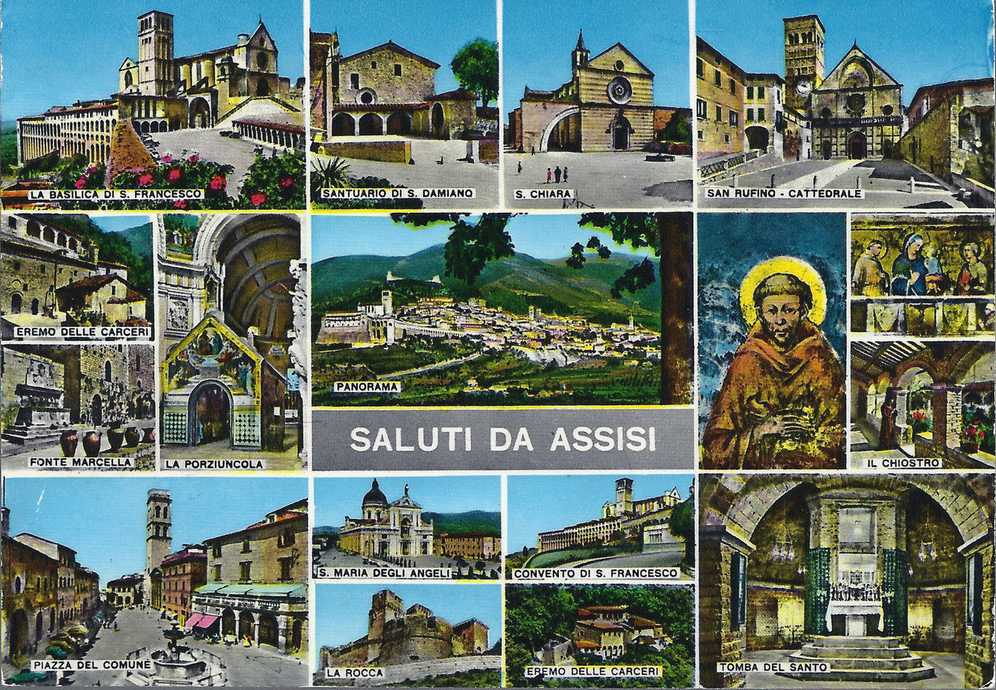 ASSISI - 17 VEDUTINE - NV