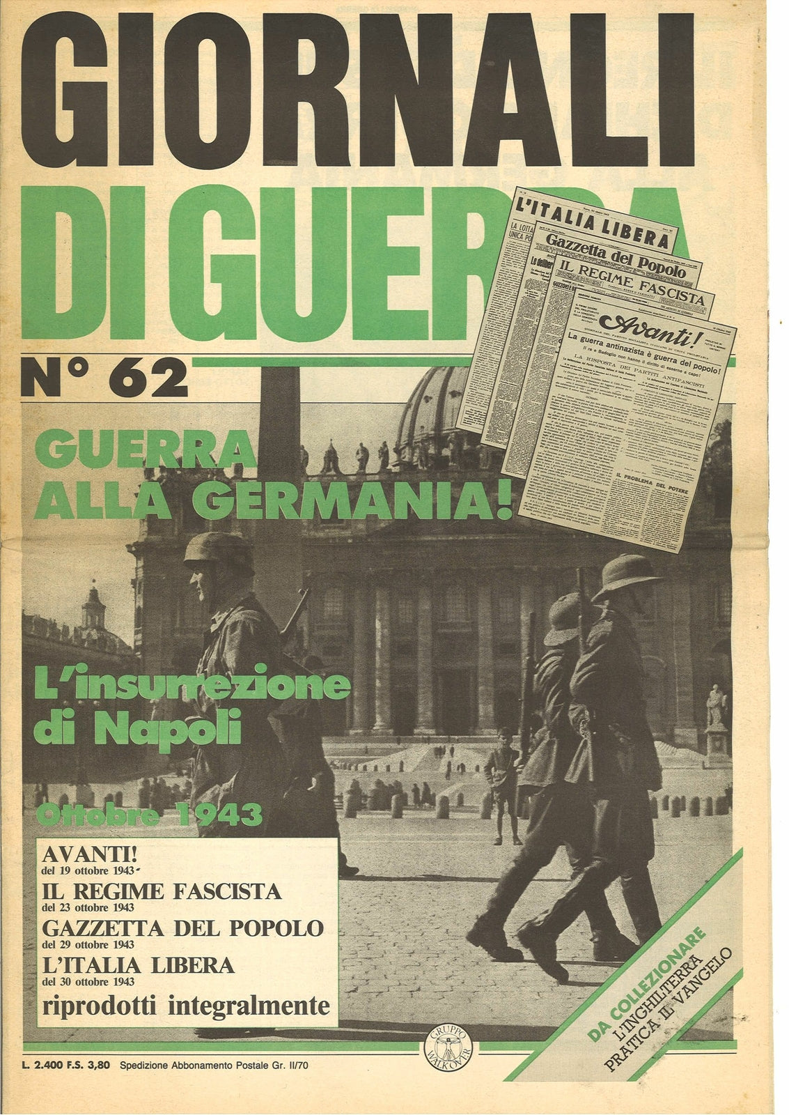 GIORNALI DI GUERRA N. 62 - GUERRA ALLA GERMANIA