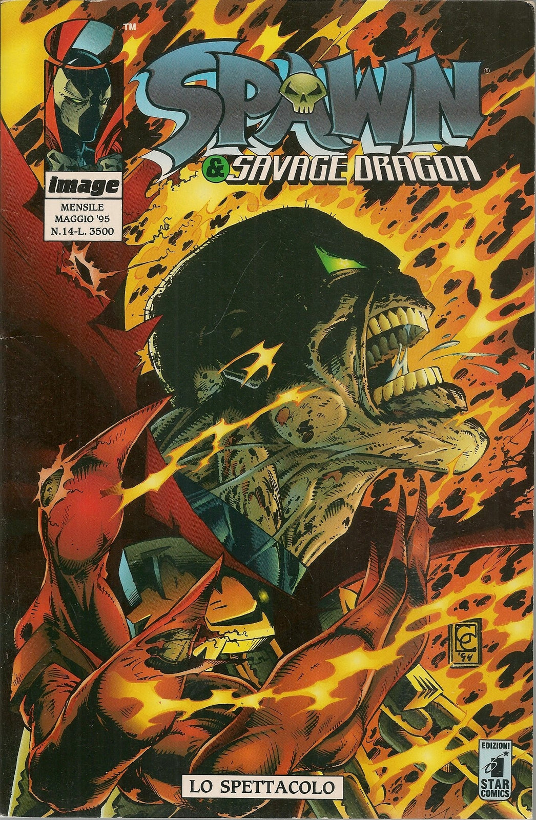 SPAWN N. 14 - MAGGIO 1995 - LO SPETTACOLO