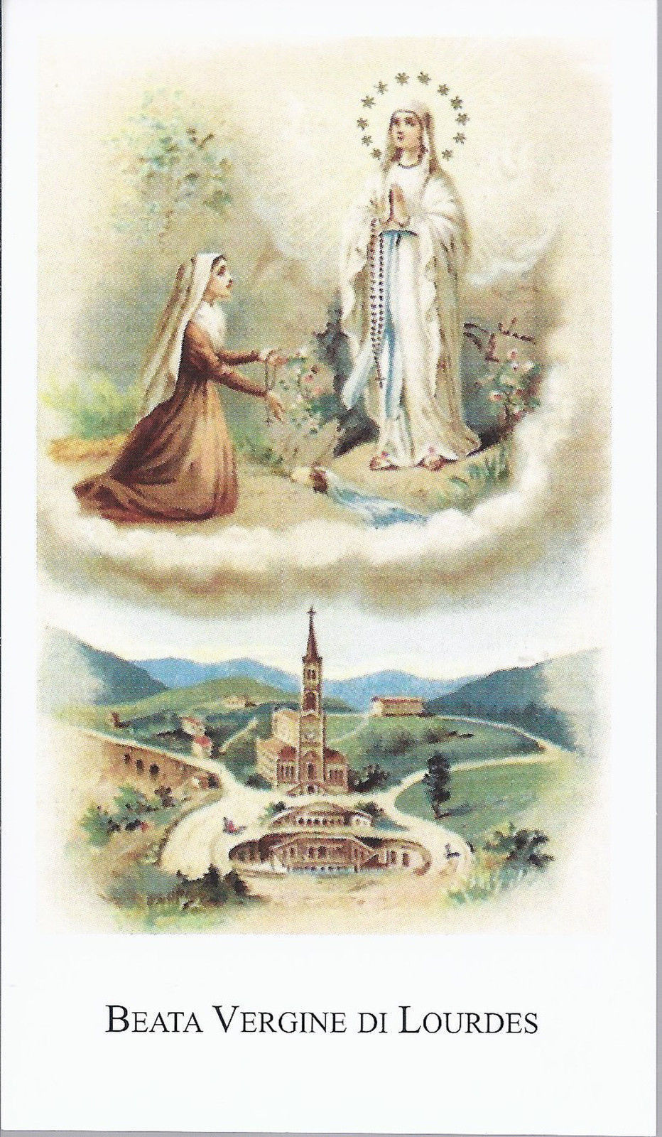 BEATA VERGINE DI LOURDES - SANTINO - AS012-251