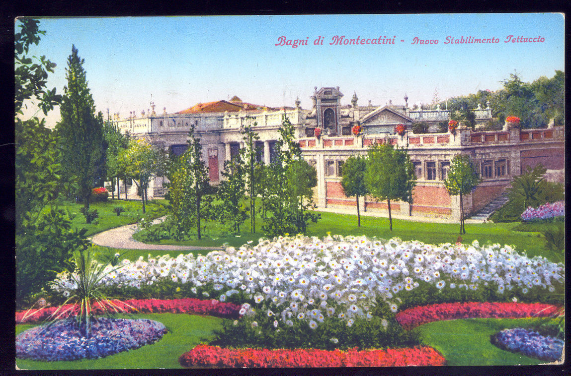 BAGNI DI MONTECATINI - NUOVO STABILIMENTO TETTUCCIO - V1929