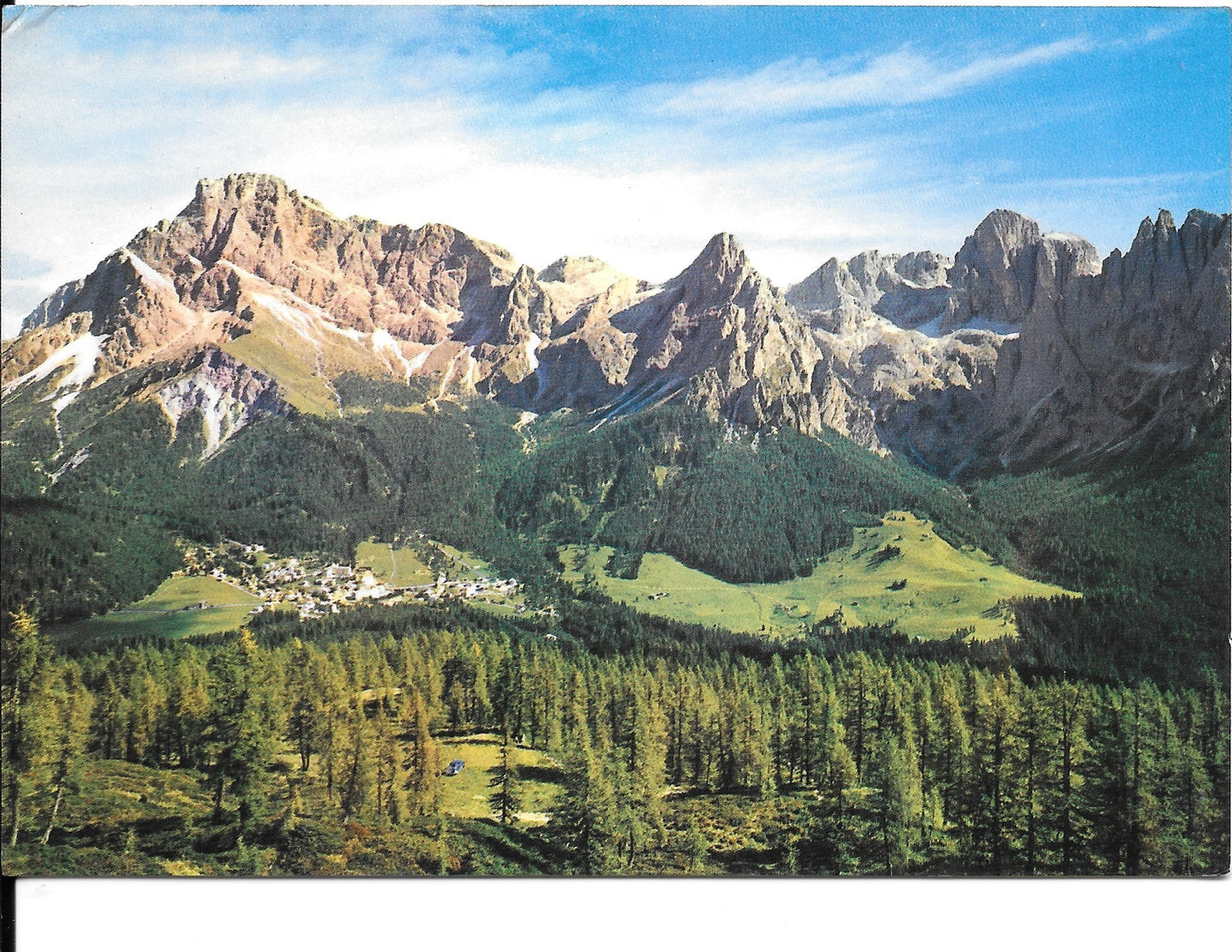 SAN MARTINO DI CASTROZZA - GRUPPO DELLE PALE - PANORAMA - VIAGGIATA