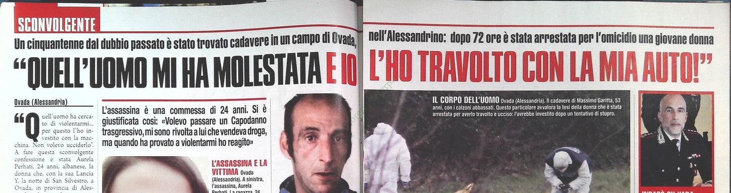 MICIDIO MASSIMO GARITTA - CLIPPING-RITAGLIO DI GIORNALE