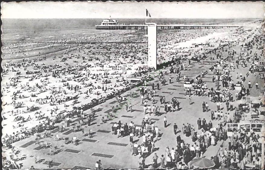 BLANKENBERGE - BELGIUM - DIIK EN STRAND - V1955