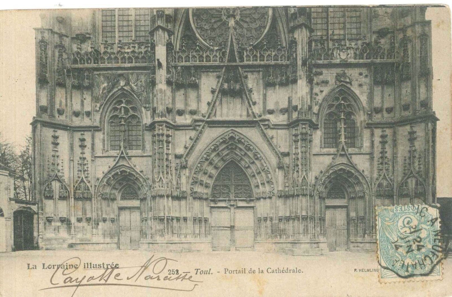 TOUL - PPORTAIL DE LA CATHEDRALE - V1904?