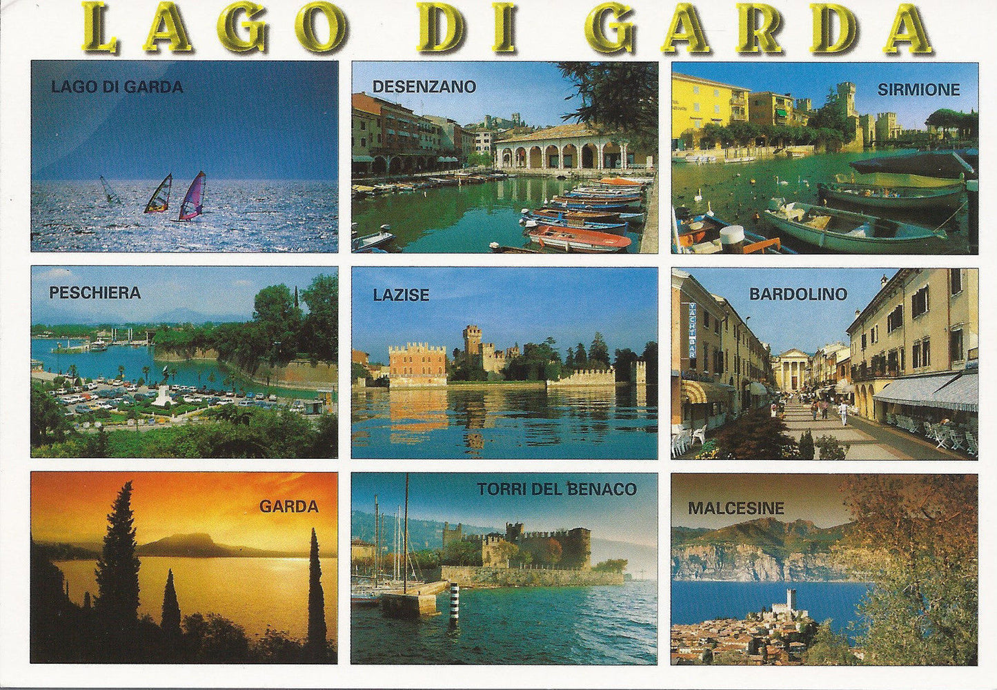 LAGO DI GARDA - 9 VEDUTINE - NV