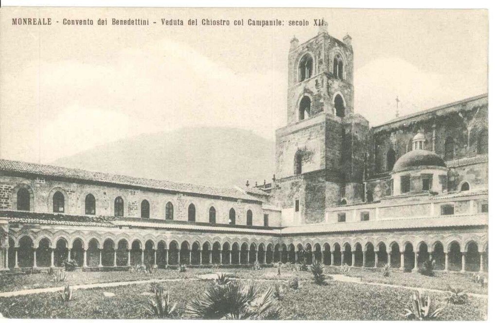 MONREALE - CONVENTO BENEDETTINI - CHIOSTRO