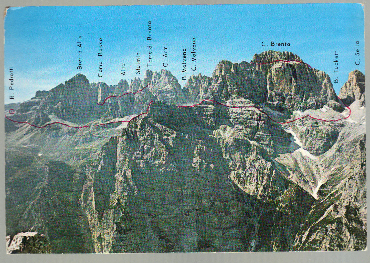 DOLOMITI DI BRENTA - SENTIERO ORSI E VIA DELLE BOCCHETTE CEN