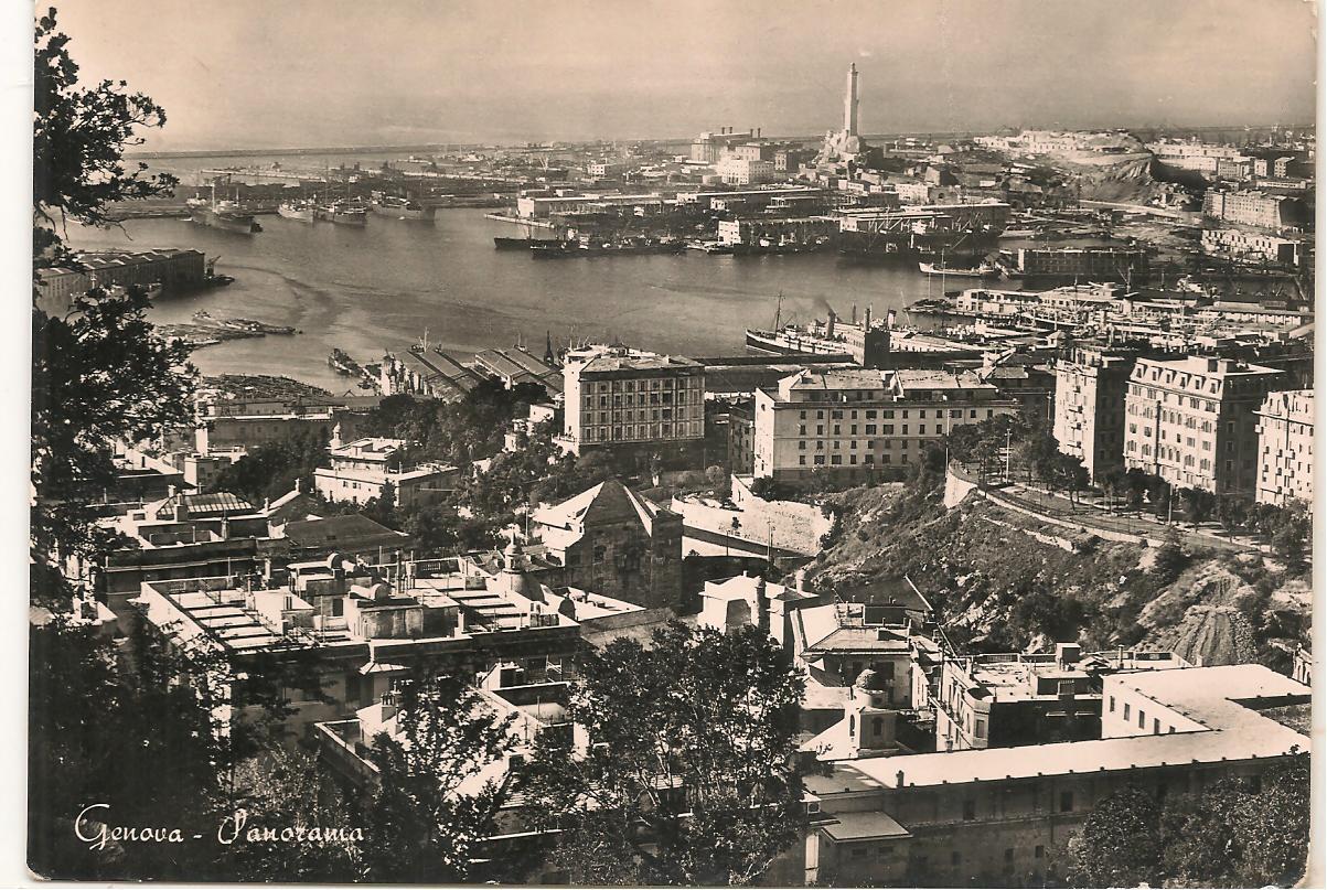 GENOVA - PANORAMA - V1954
