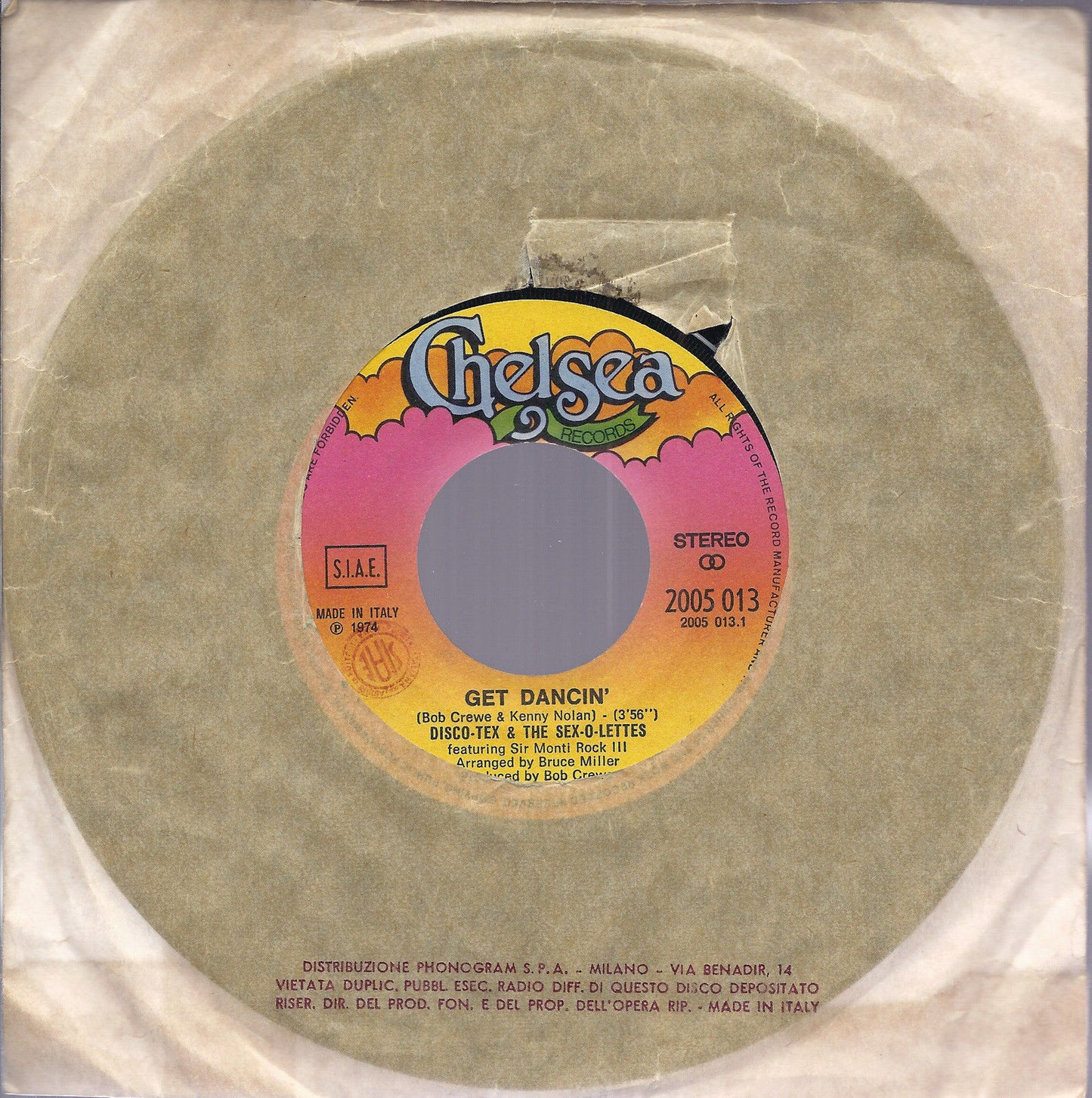 GET DANCIN' part I - part II # DISCO-TEX & THE SEX-O-LETTES
