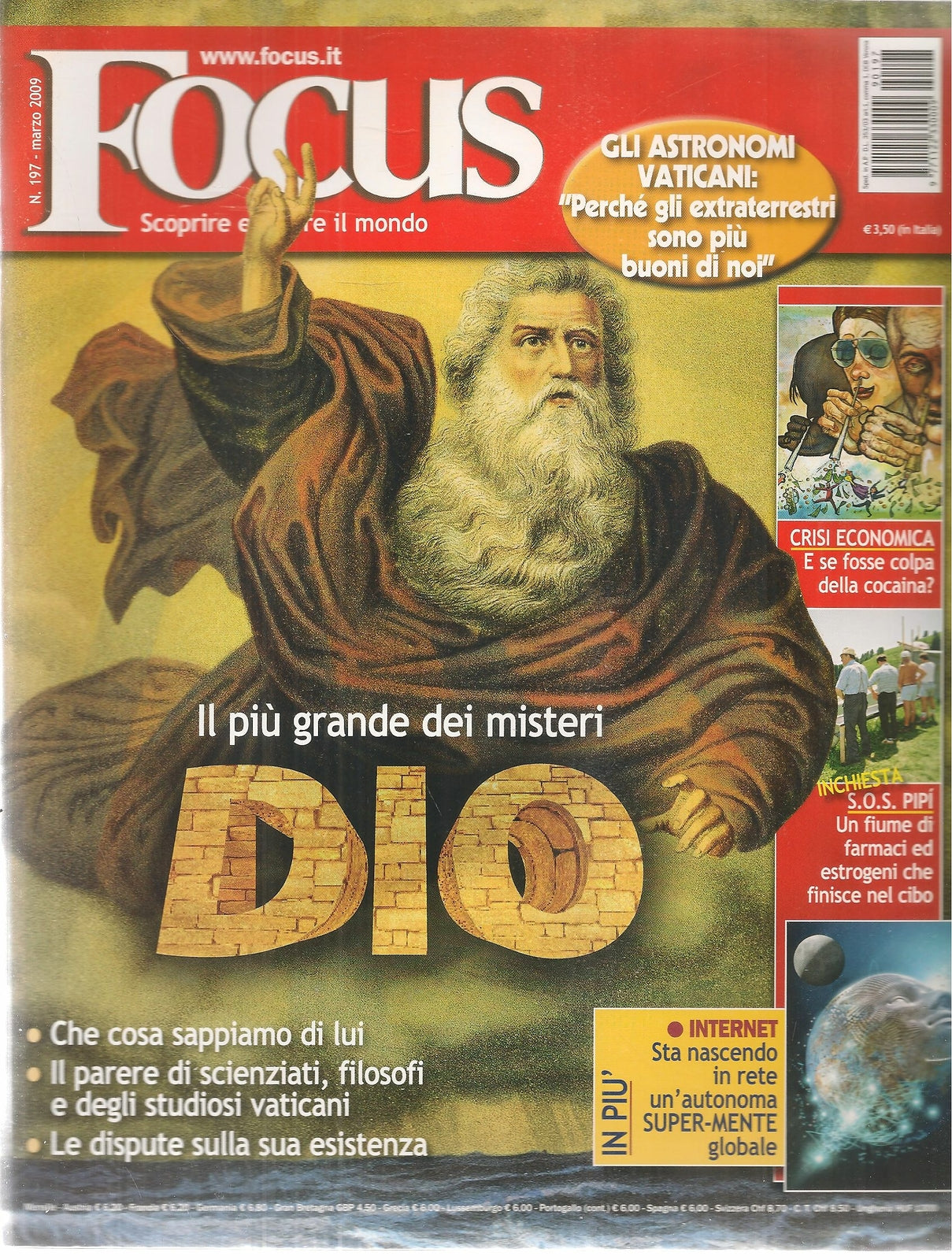 FOCUS N. 197 - DIO IL PIU' GRANDE DEI MISTERI