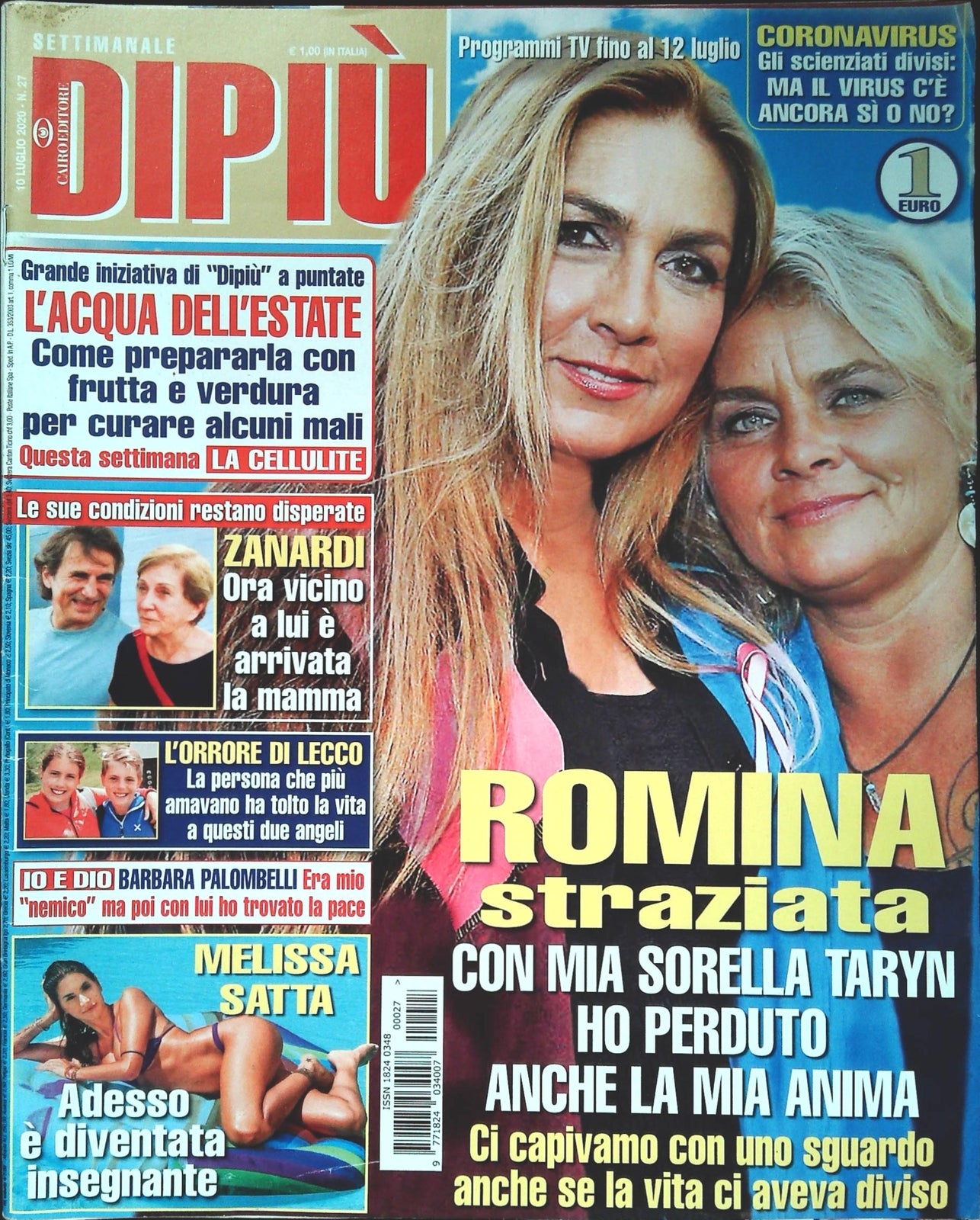 DI PIU' 10 LUGLIO 2020 - ROMINA - ZANARDI - BARBARA PALOMBELLI - MELISSA SATTA