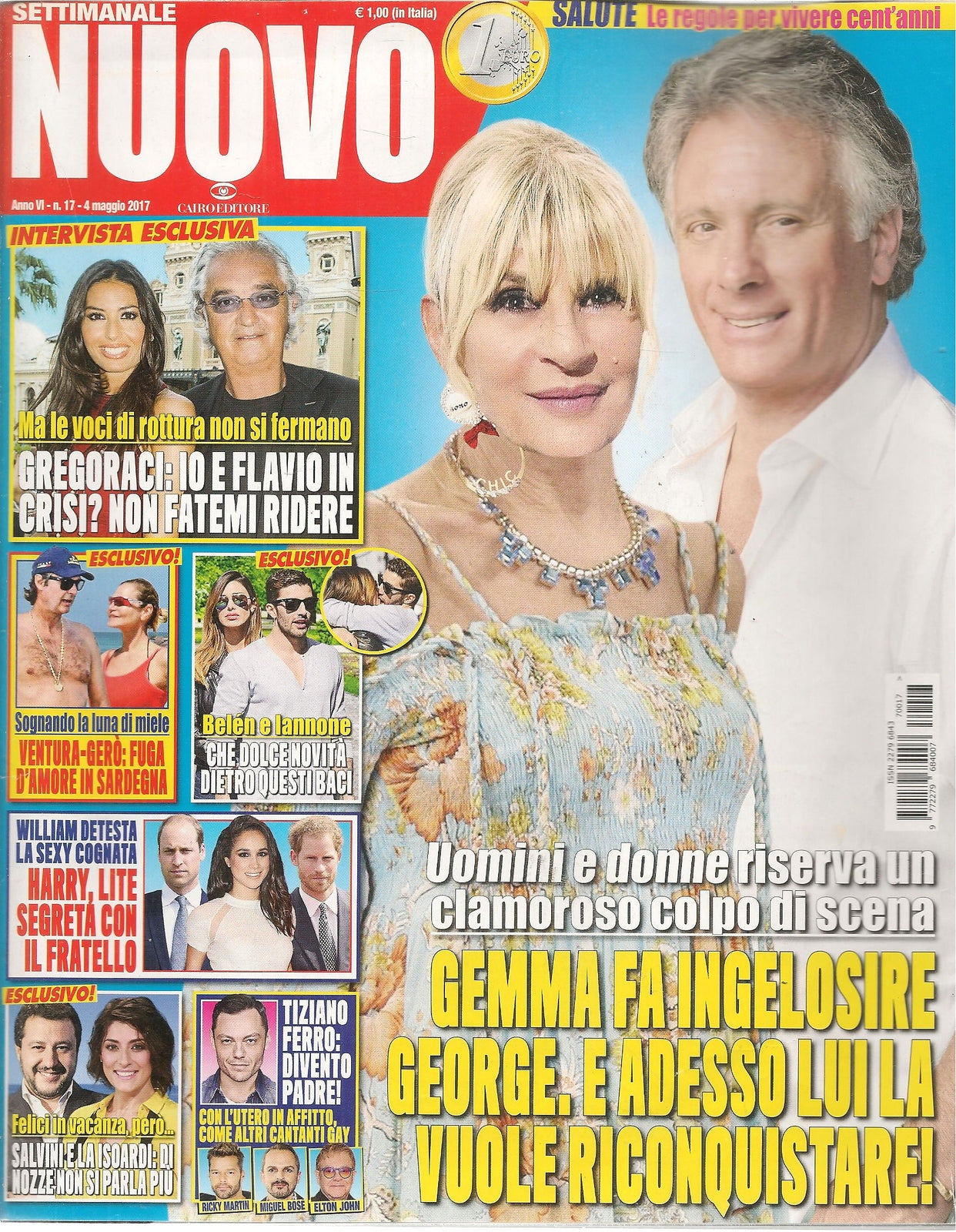 SETTIMANALE NUOVO 4 MAGGIO 2017 - GEMMA - GREGORACI - BELEN - VENTURA-GERO'
