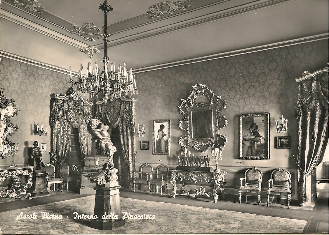 ASCOLI PICENO - INTERNO DELLA PINACOTECA - NV