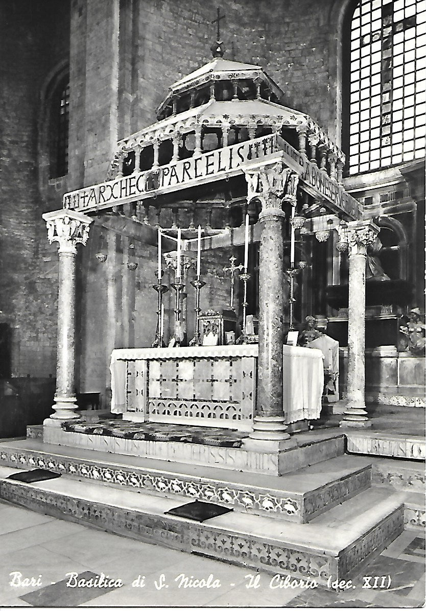 BARI BASILICA DI S. NICOLA - IL CIBORIO - NV