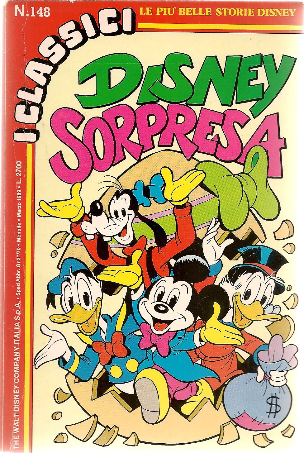 I CLASSICI DISNEY N.148 - MARZO 1989