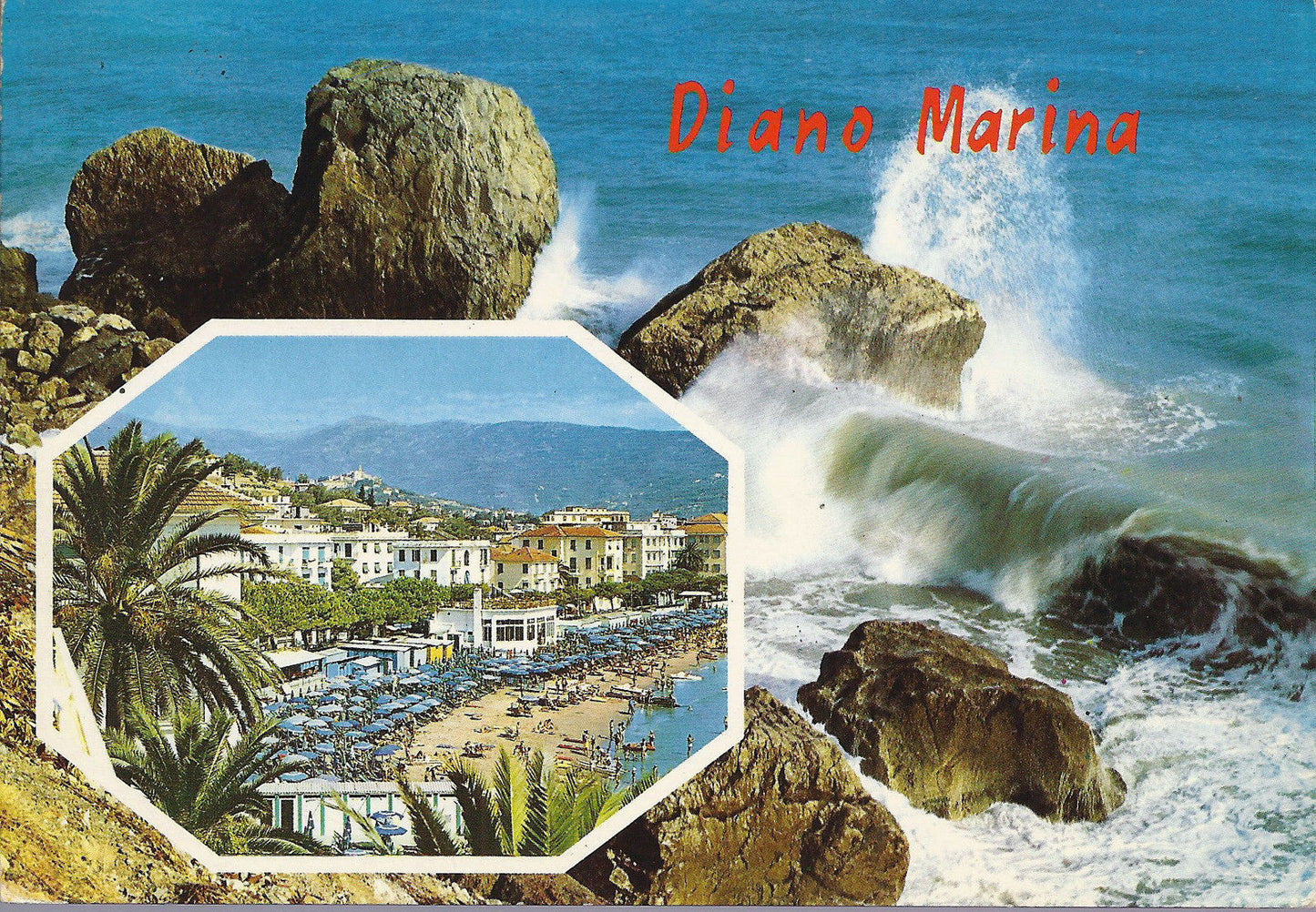 DIANO MARINA - 2 VEDUTE - V 1980 - FG