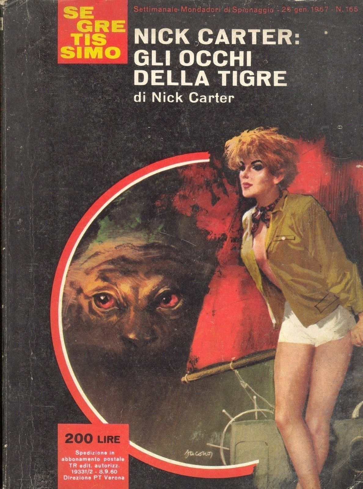 NICK CARTER: GLI OCCHI DELLA TIGRE - NICK CARTER